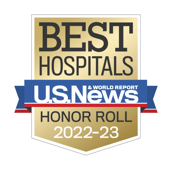 2023 U.S. News and World Report Honor Roll Badge