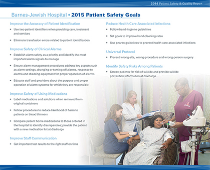 2015 Barnes Jewish Hospital Patient Safety Goals