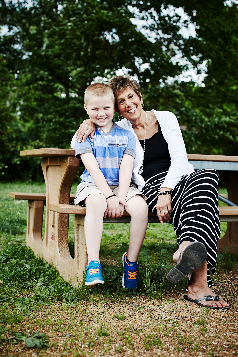 Bev Sodemann and her son Tyler