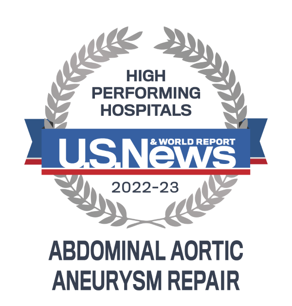 High Performing badge for Abdominal Aortic Aneurysm Repair (AAAR)