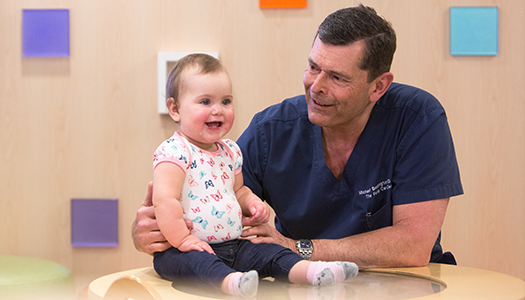 Audra, prenatally diagnosed at 13 weeks with a sacrococcygeal teratoma. Audra, prenatally diagnosed at 13 weeks with a sacrococcygeal teratoma.