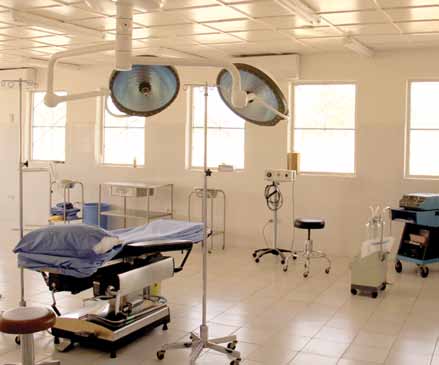An operating room inside the new Danja Fistula Center