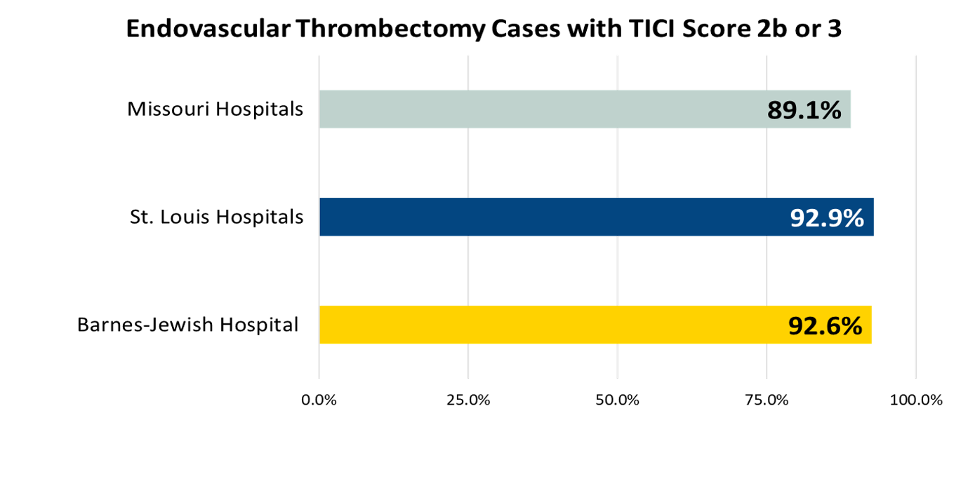 Endovascular Thrombectomy Cases with TICI Score of 2b or 3