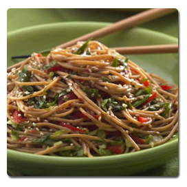 Sesame Noodles Heart Healthy Recipe