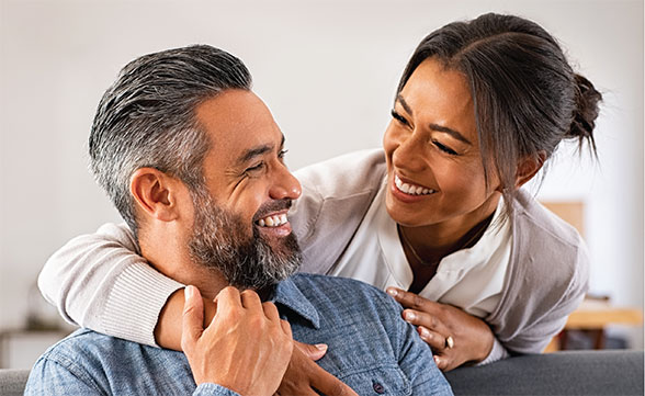 Cover image of the Download Heart Transplant Journey Guide - Woman hugging a man