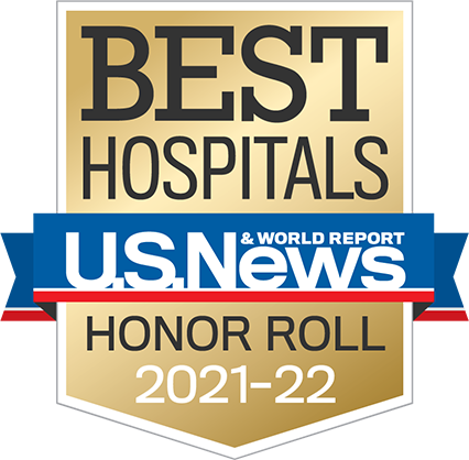 2020 U.S. News & World Reports Best Hospitals Badge - Ranked in 11 specialties